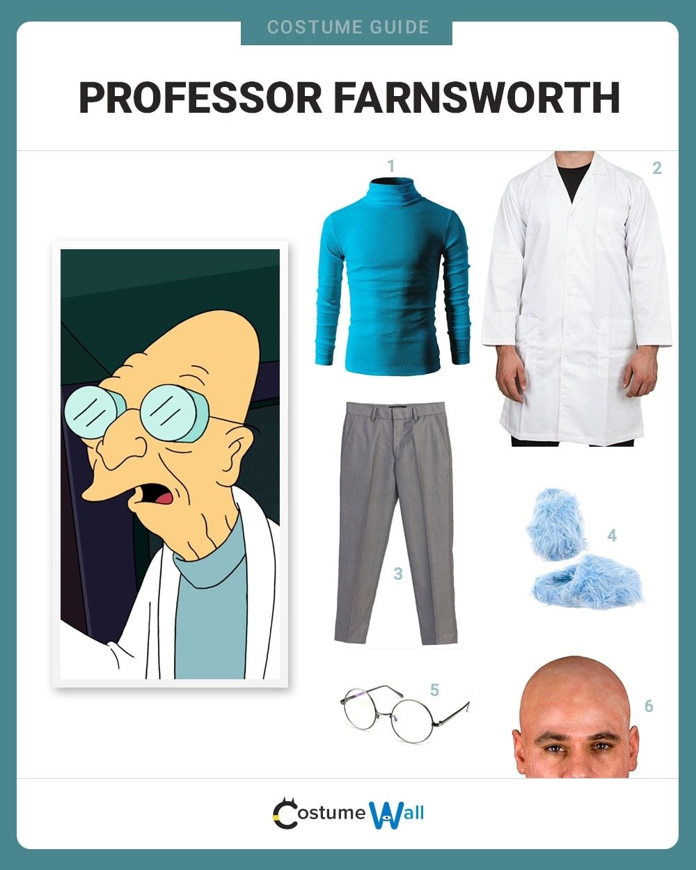 Hubert J. Farnsworth Costume Guide