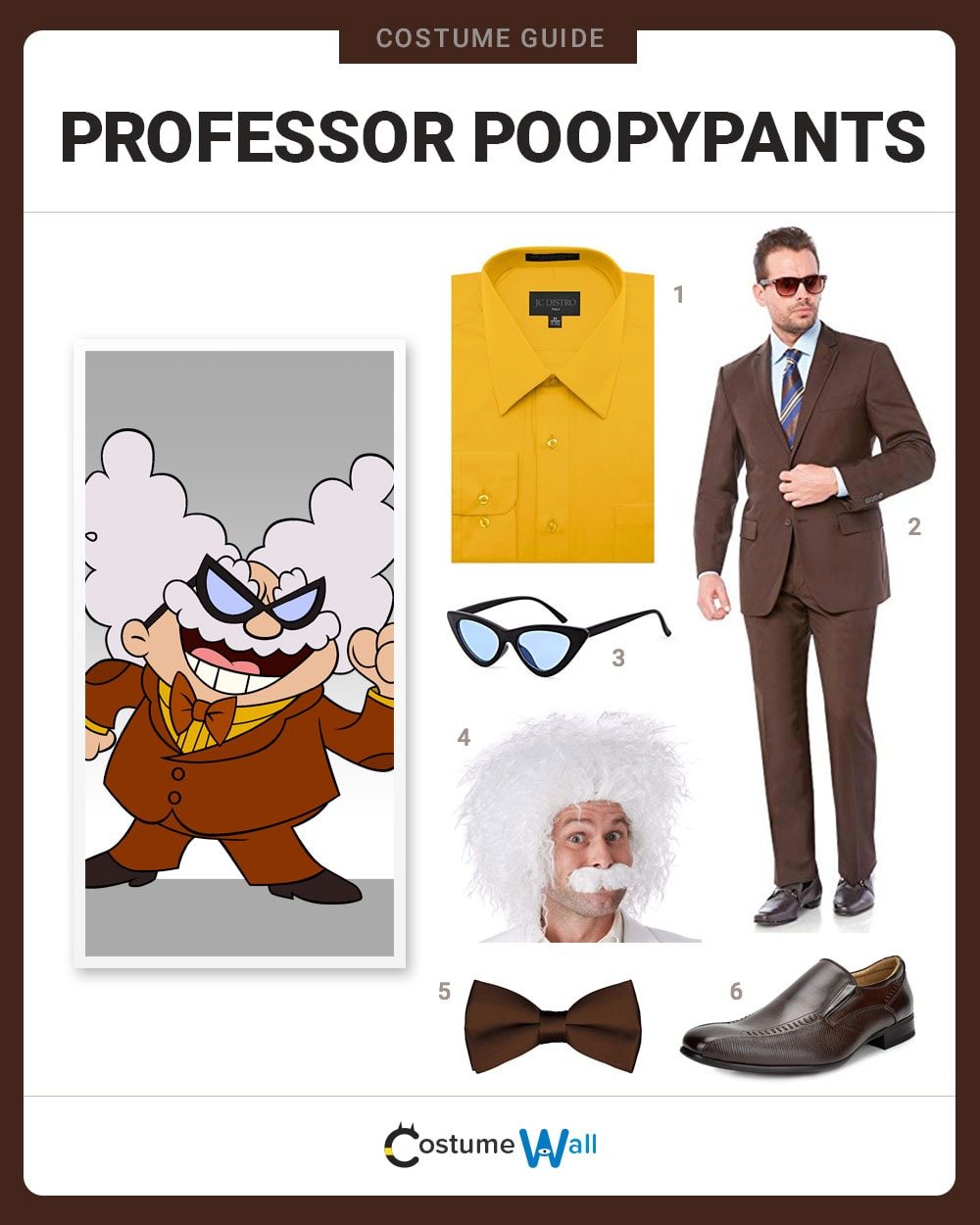 Professor Poopypants Costume Guide