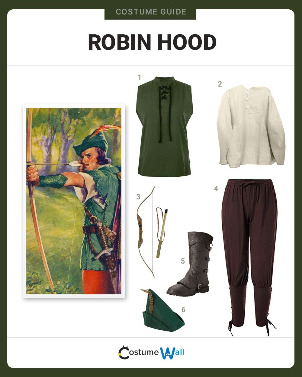 Dress Like Robin Hood Costume Halloween and Cosplay Guides