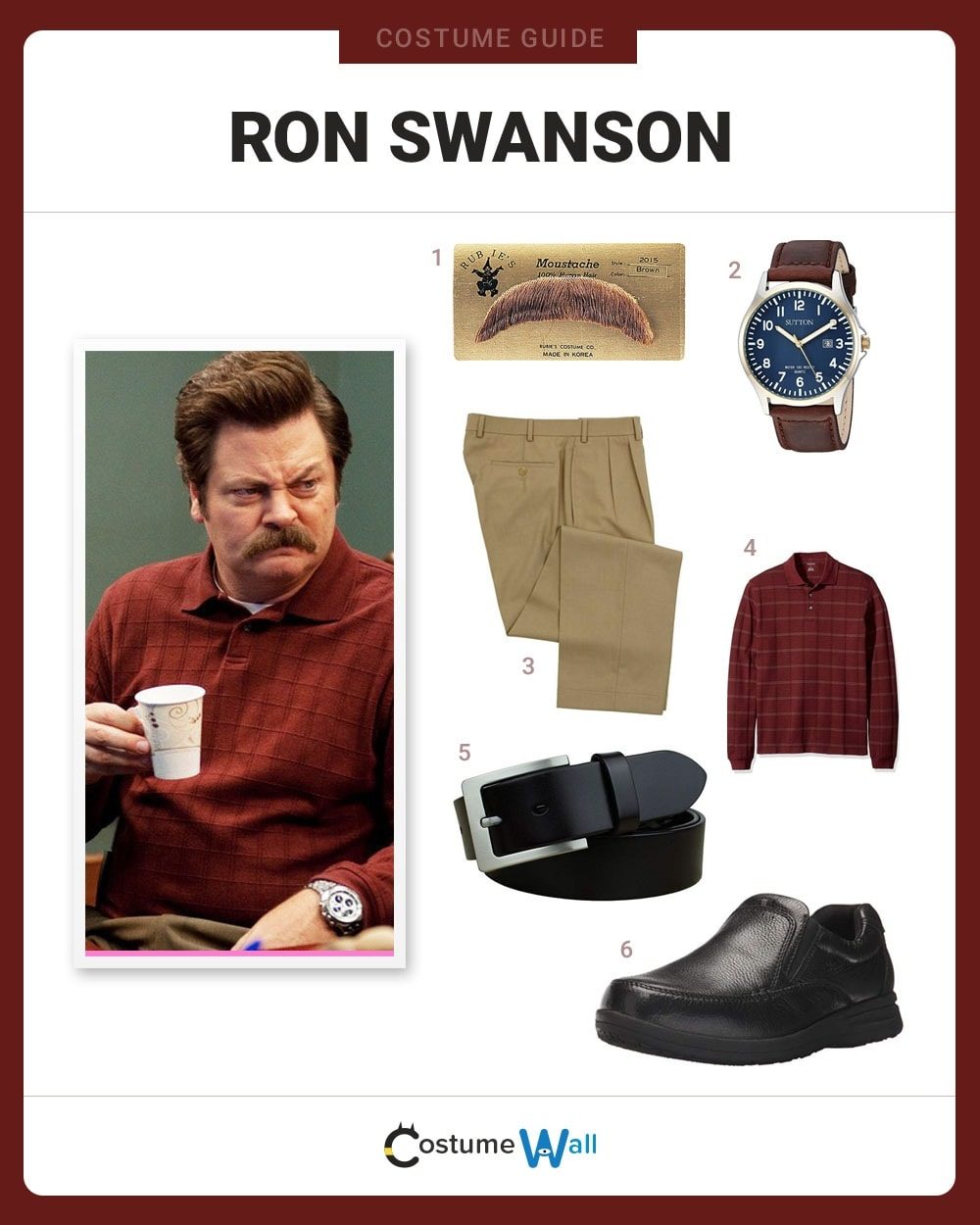 Ron Swanson Costume Guide