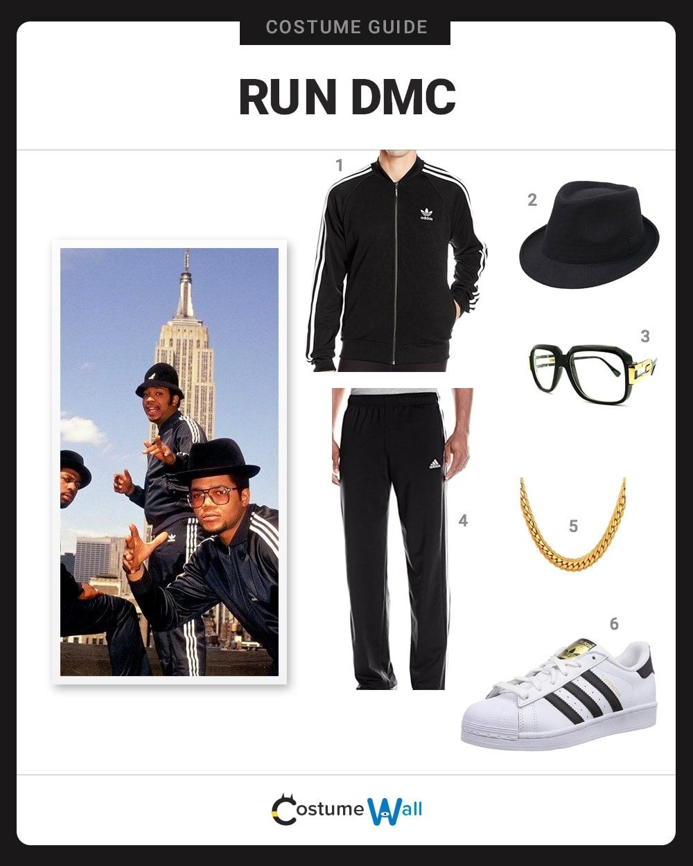 Run DMC Costume Guide