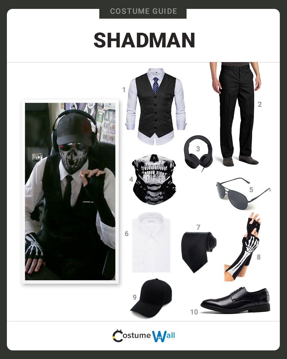 Shadman Costume Guide
