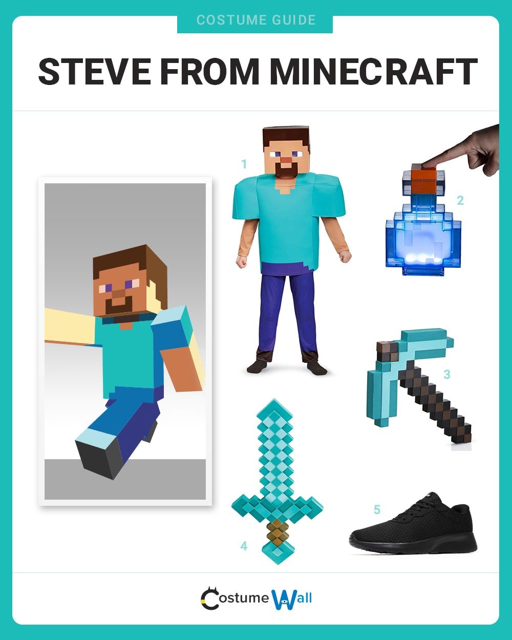 Steve (Minecraft) Costume Guide