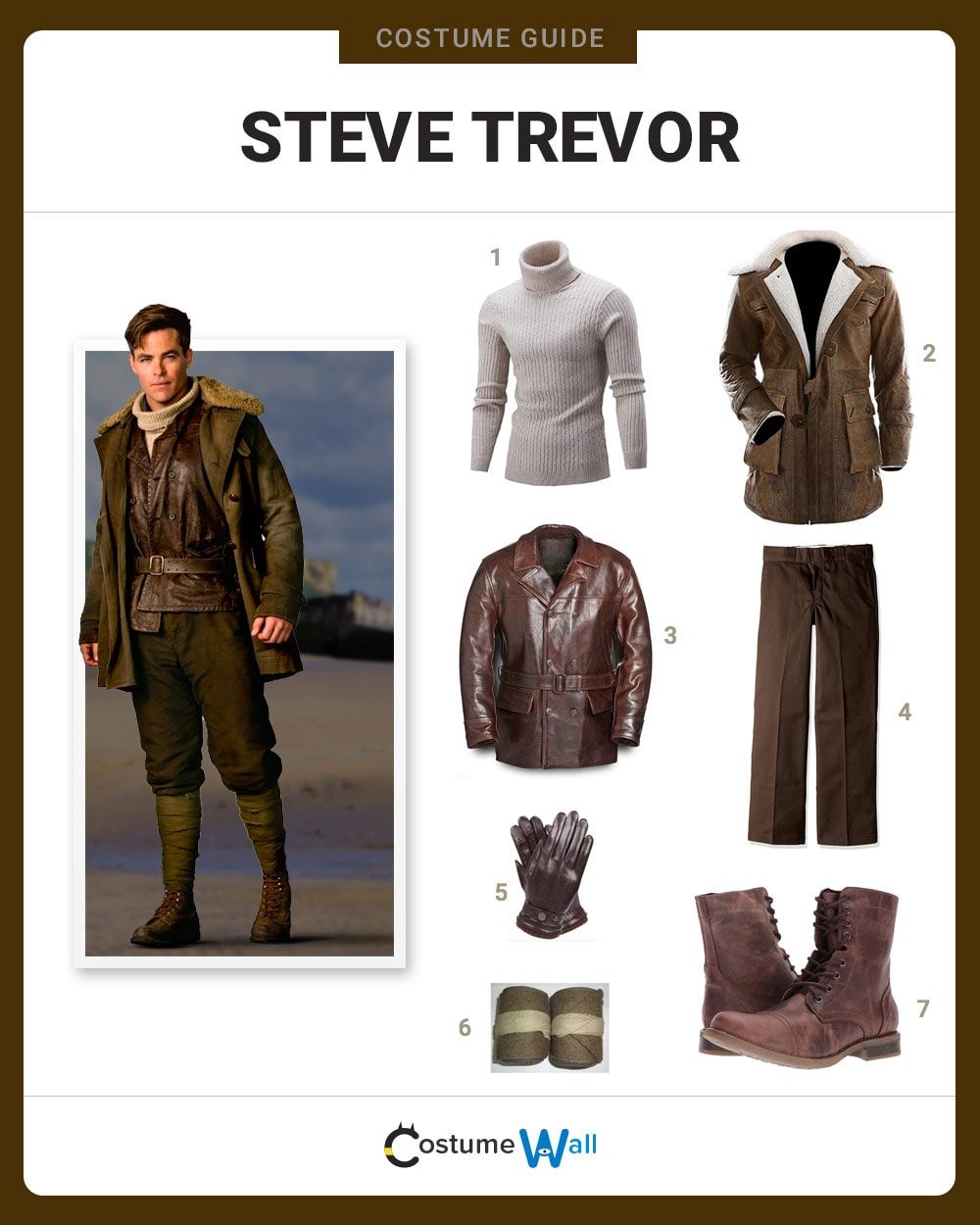 Steve Trevor Costume Guide