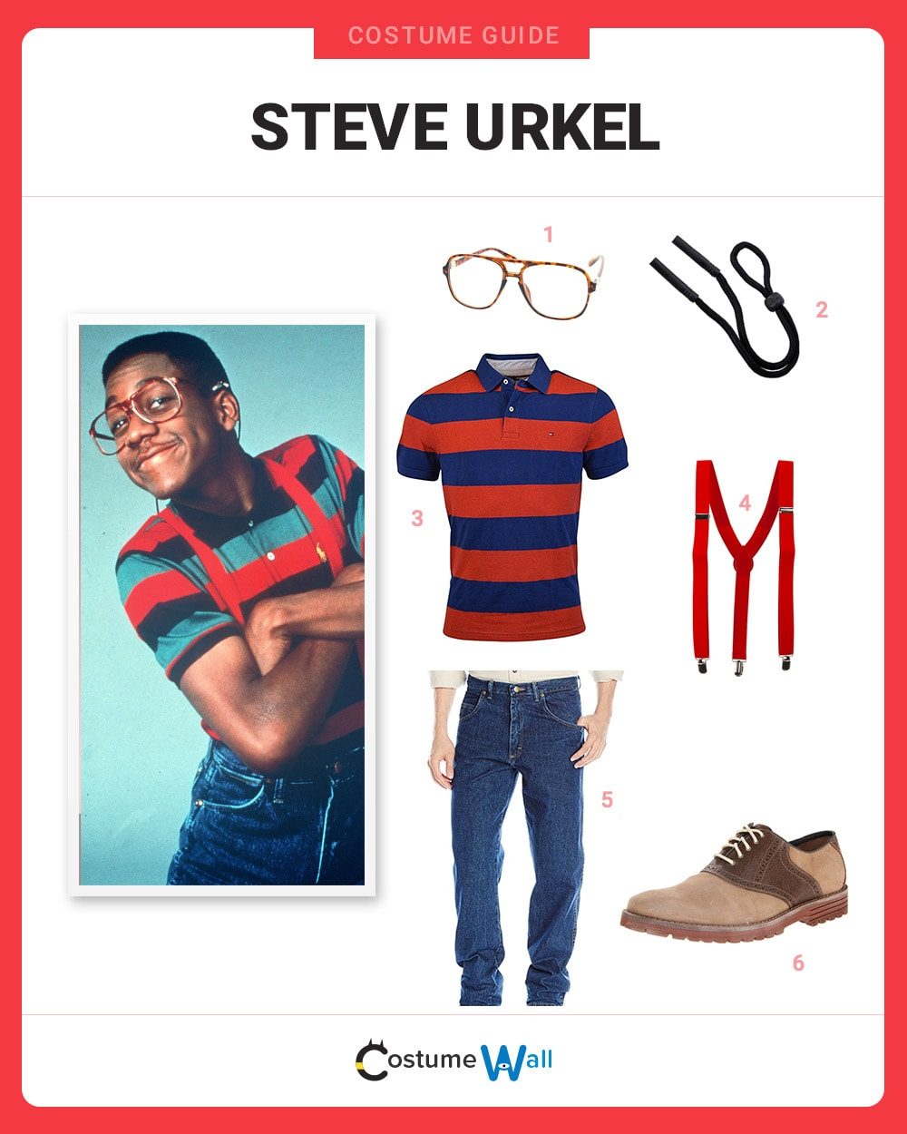 Steve Urkel Costume Guide