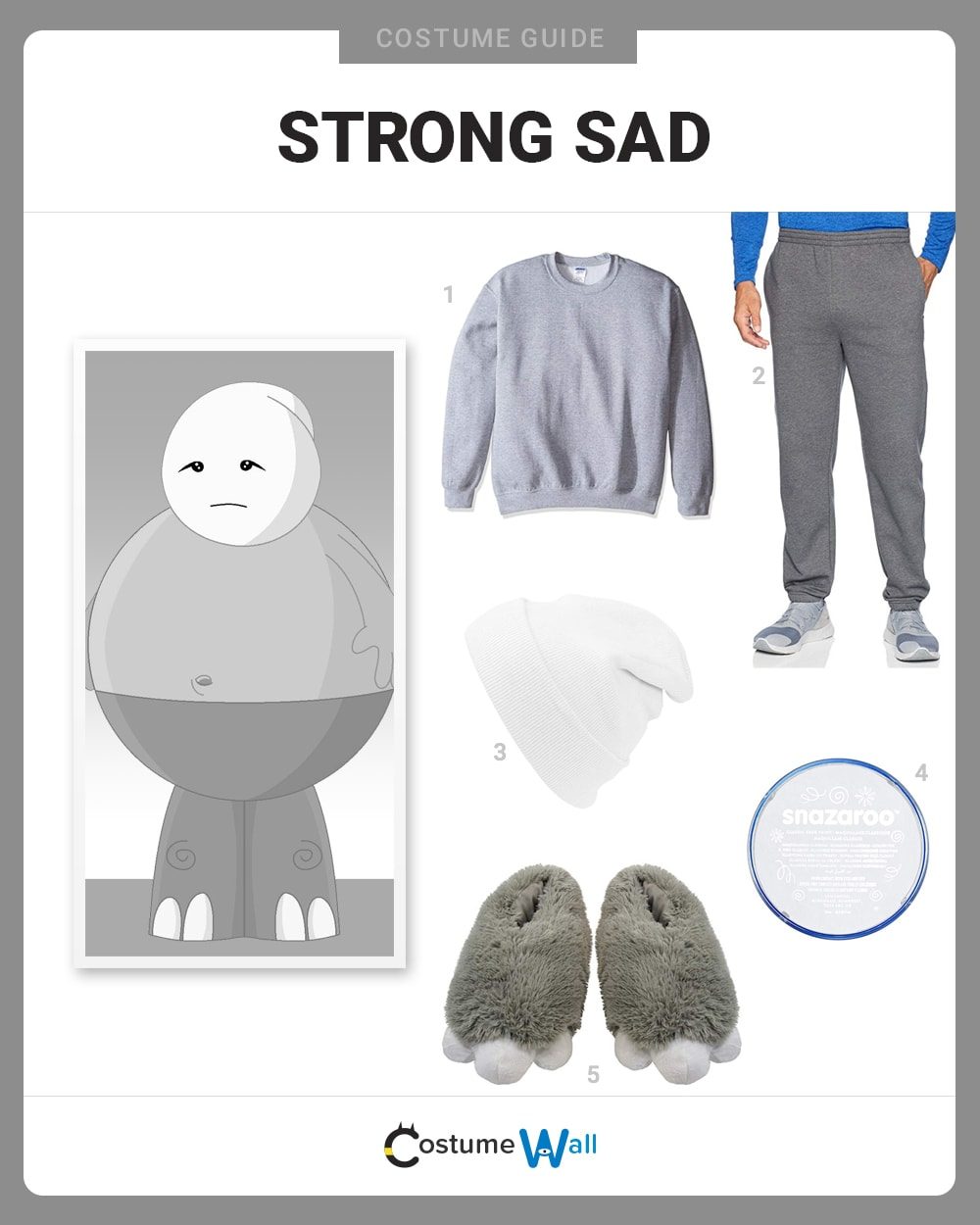 Strong Sad Costume Guide