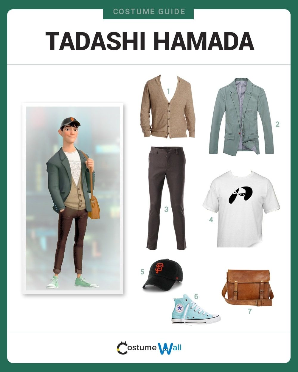 Tadashi Hamada Costume Guide