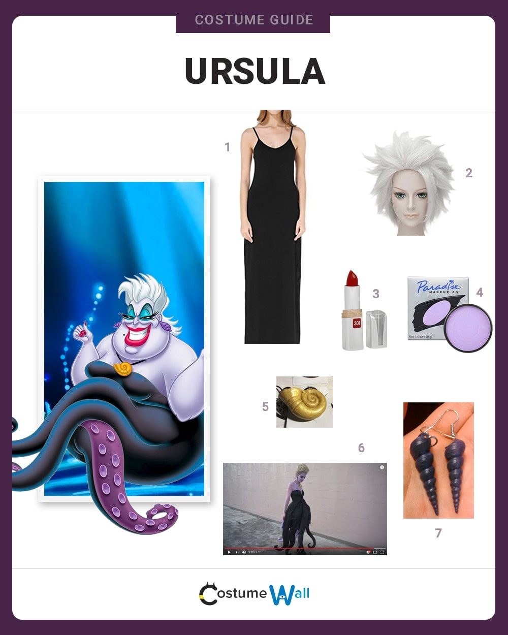 Ursula Costume Guide