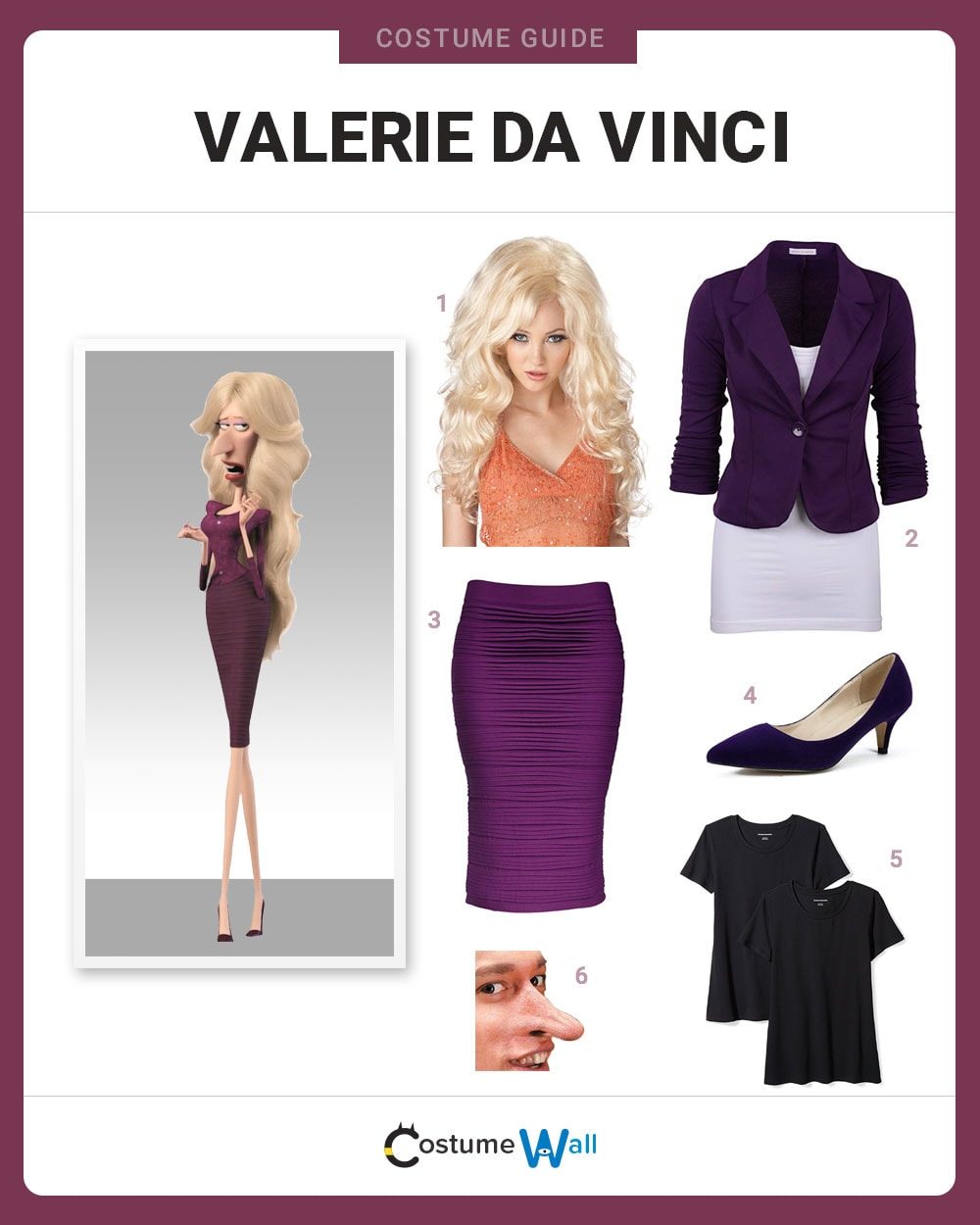 Valerie Da Vinci Costume Guide