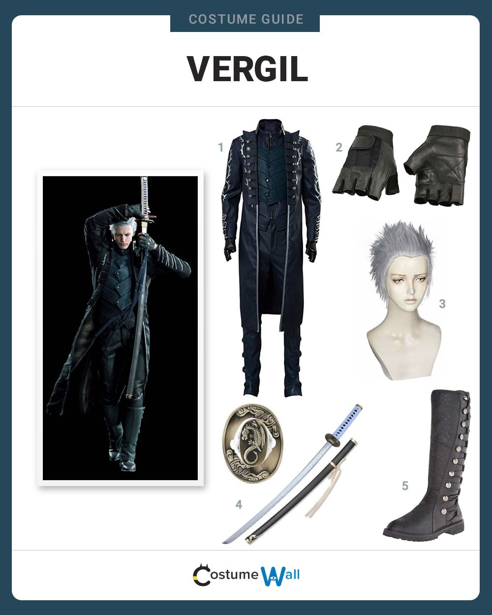 Devil May Cry 5 Nero Outfit Pattern 