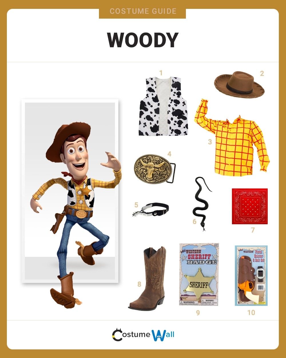 Dress Like Sheriff Woody Costume 