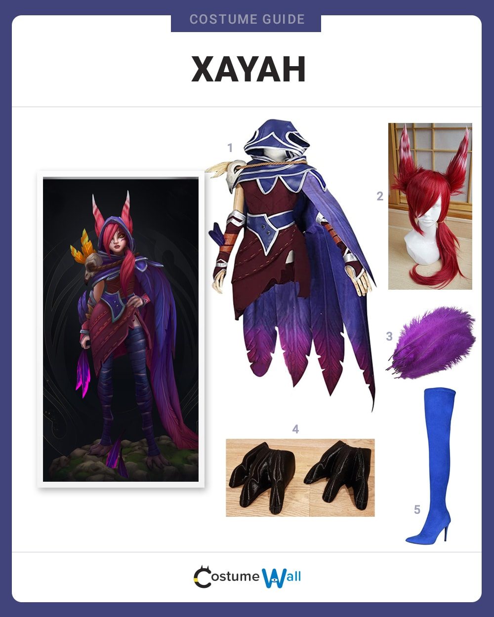 Xayah Costume Guide