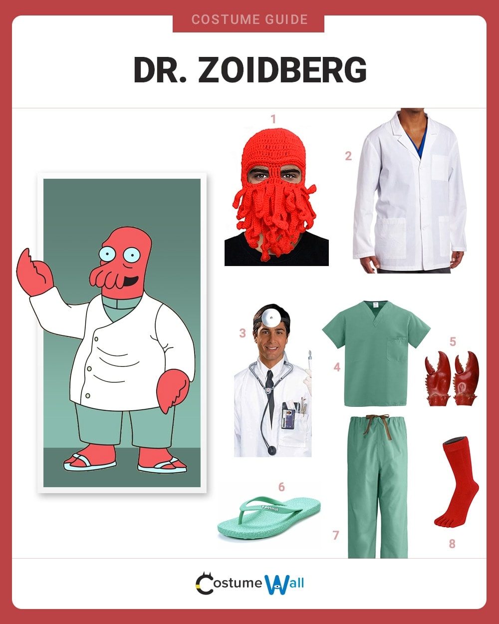 Dr. Zoidberg Costume Guide