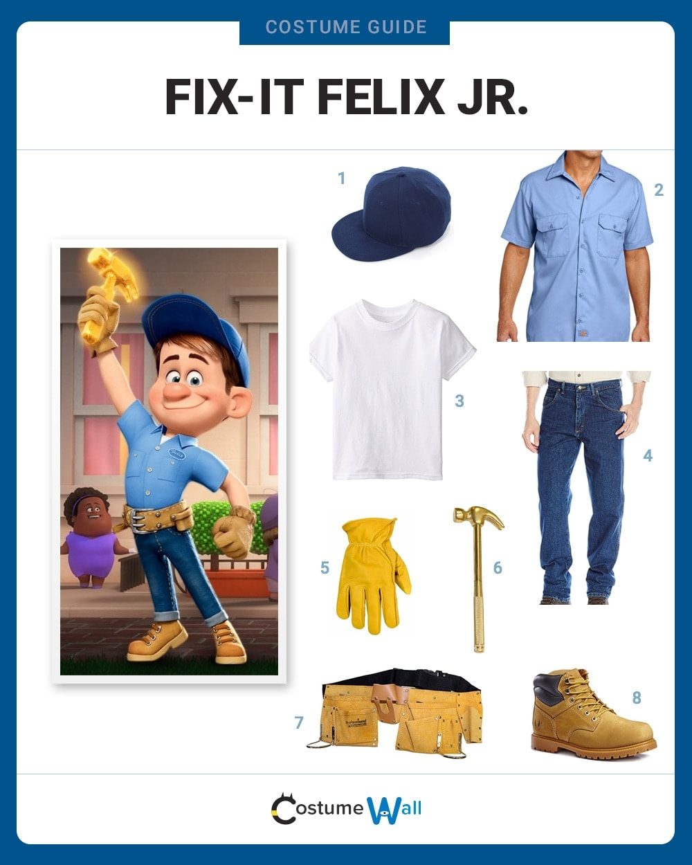 Fix-It Felix Jr. Costume Guide