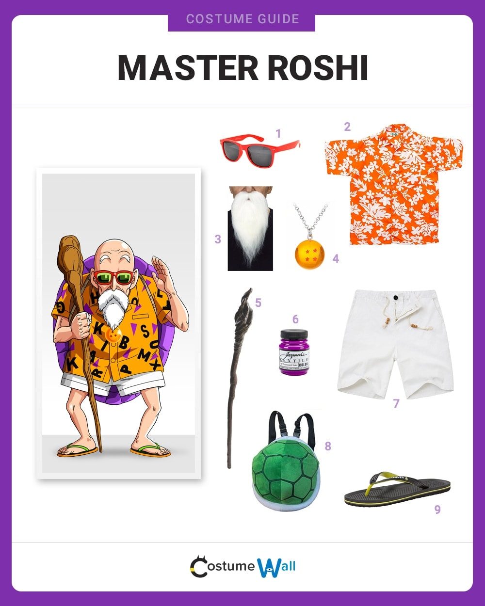 Master Roshi Costume Guide
