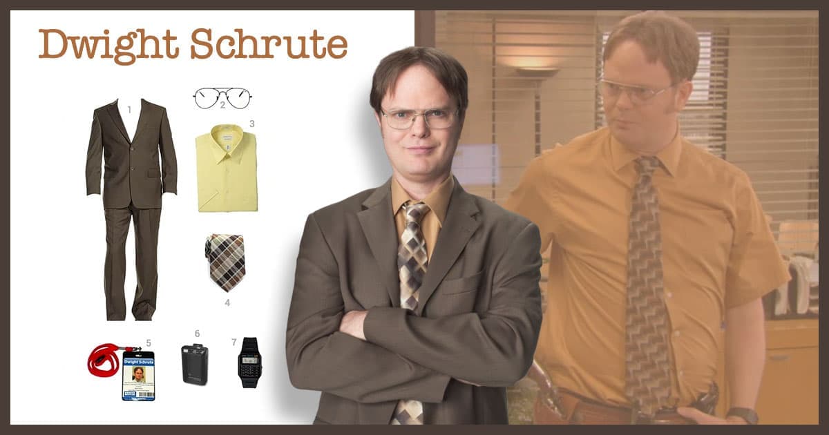 Get Dwight Schrute's look for your next costume party. 