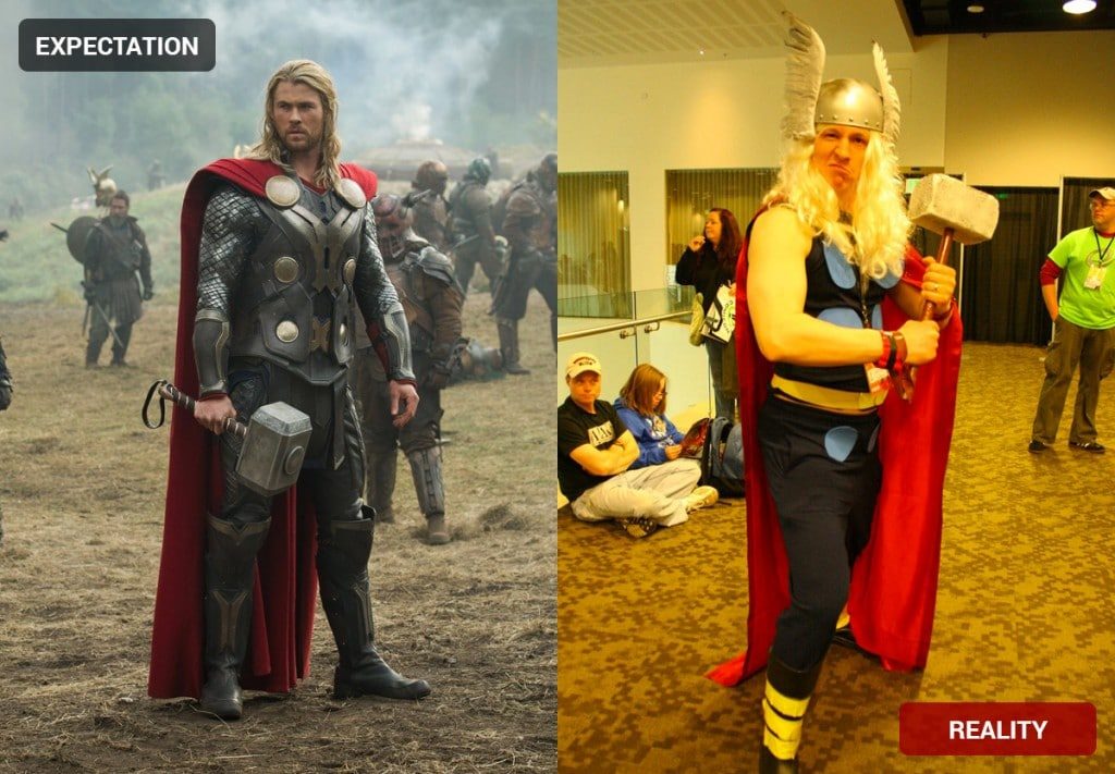Thor Costume Fail