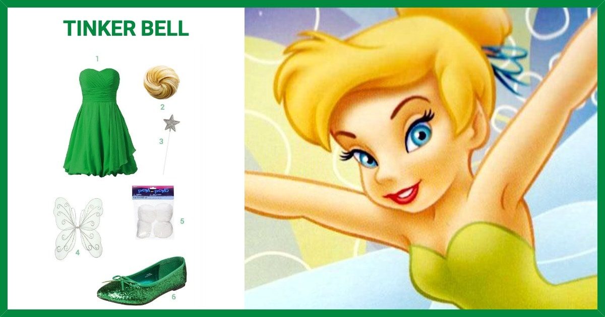 Tinker Bell costume guide artwork