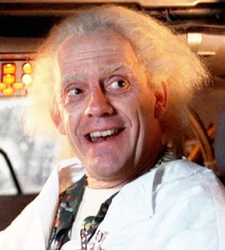 christopher lloyd back to the future costume