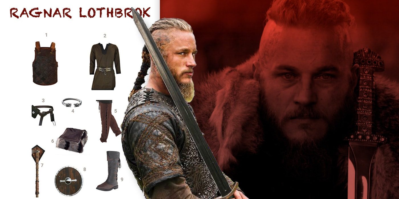 Vikings Ragnar and Lagertha Costume