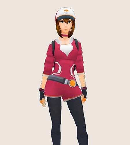 Red Pokémon trainer Outfit