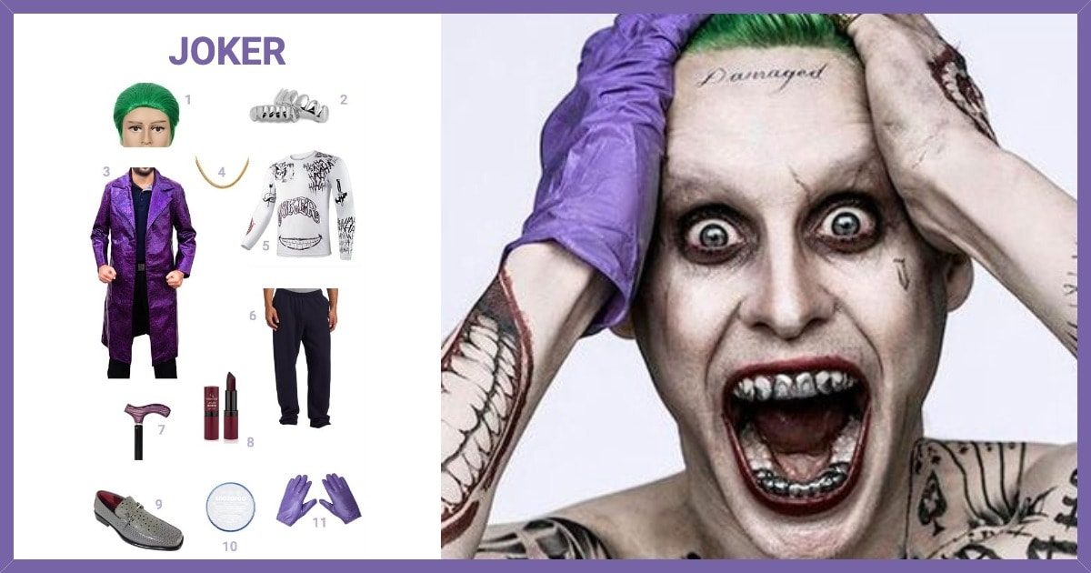 HallowCos on X: #JaredLeto Batman #Joker Suicide Squad Cosplay Costume   / X