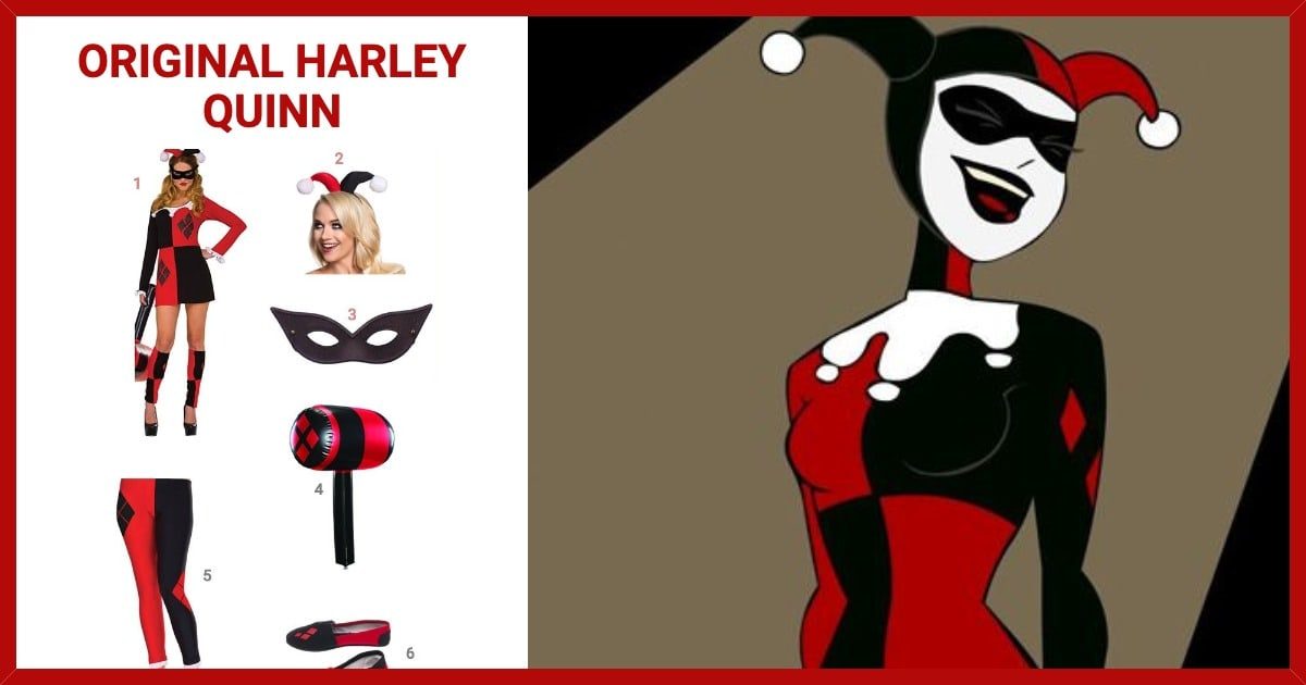 Dress Like the Original Harley Quinn Costume | Halloween and Cosplay Guides