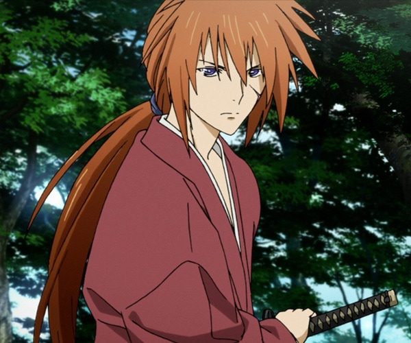 Rurouni Kenshin Himura Kenshin Cosplay Costume Outfits Halloween