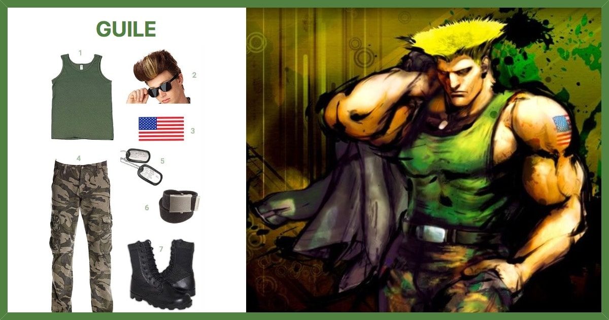 Dress Like Guile Costume Halloween and Cosplay Guides