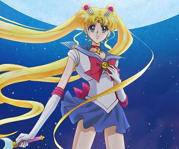 The Super Sailor Moon costume that was used for staged shows back