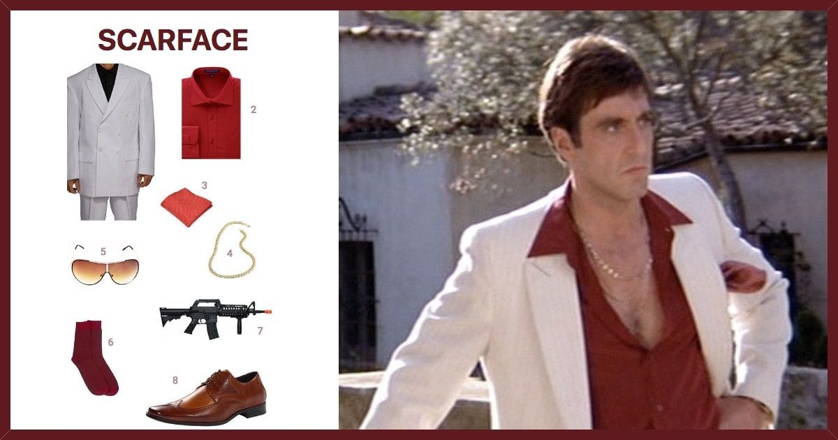 Suit up as one of the most notorious film characters, Tony Montana, who ris...
