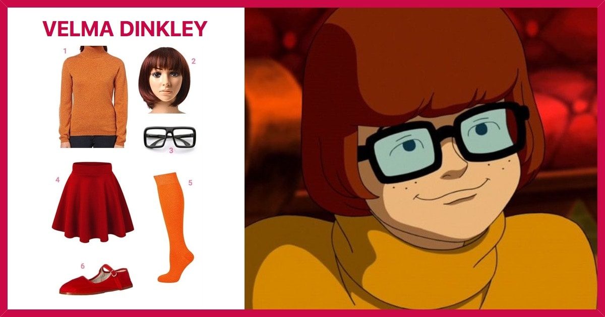 Cosplay the nerdy look of Velma Dinkley, the member of the Mystery Crew fro...