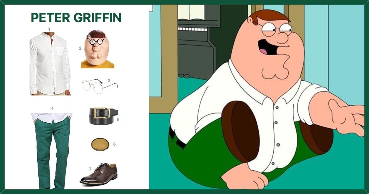 pics Peter Griffin With Nails And Wig dress like peter griffin costume.