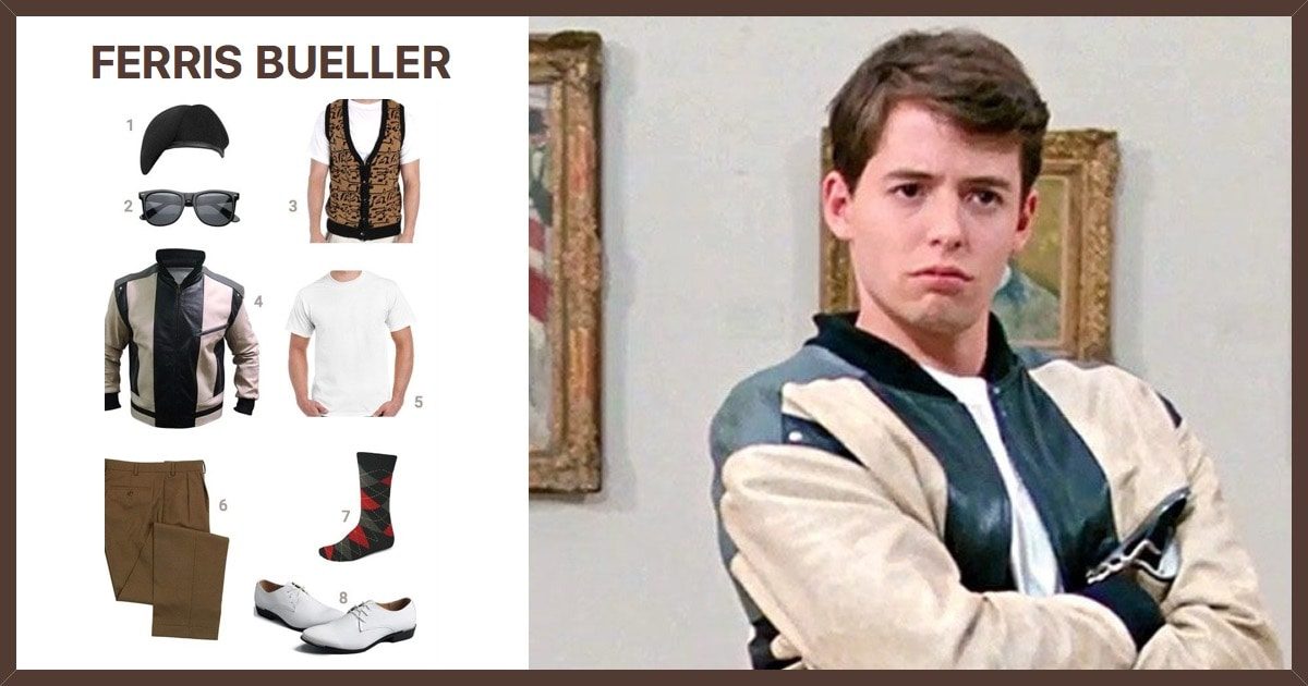 the 80's retro look of Ferris Bueller, the high-school slacker from th...