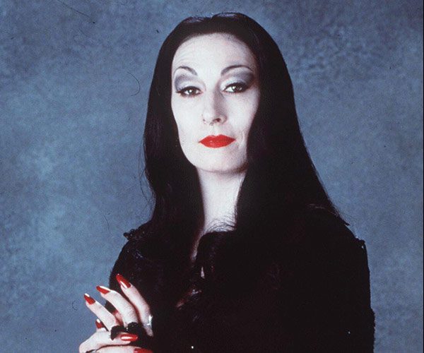 Film Morticia Cosplay Costume Mercoledì Addams Famiglia Cosplay