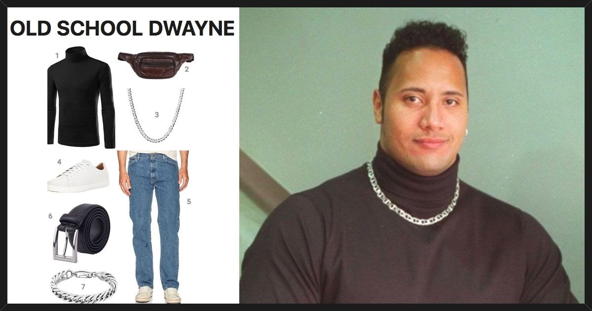 Dwayne Johnson The Rock 90s Outfit Meme  Costume Playbook - Cosplay &  Halloween ideas