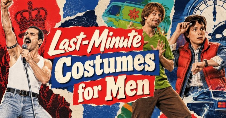 Easy Last-Minute Costume Ideas for Men