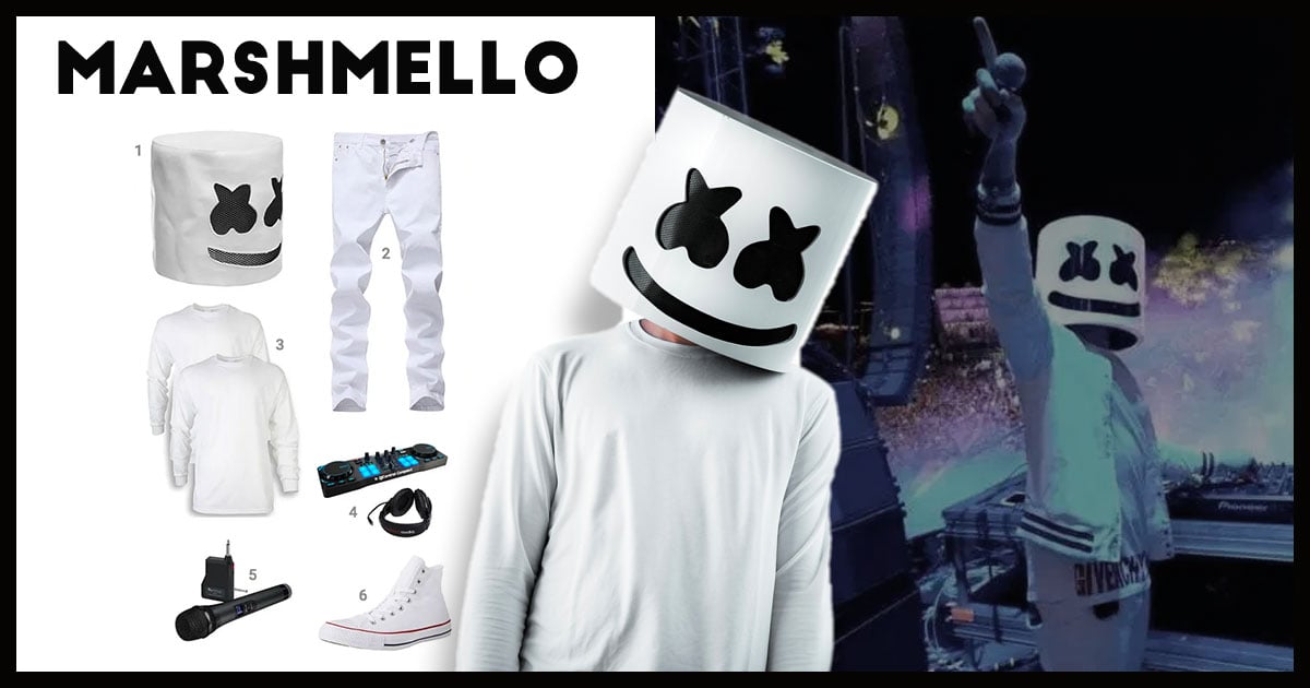 Dress Like Marshmello Costume | Halloween and Cosplay Guides