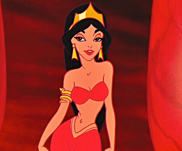 Dress Princess Jasmine in Red Costume | Halloween