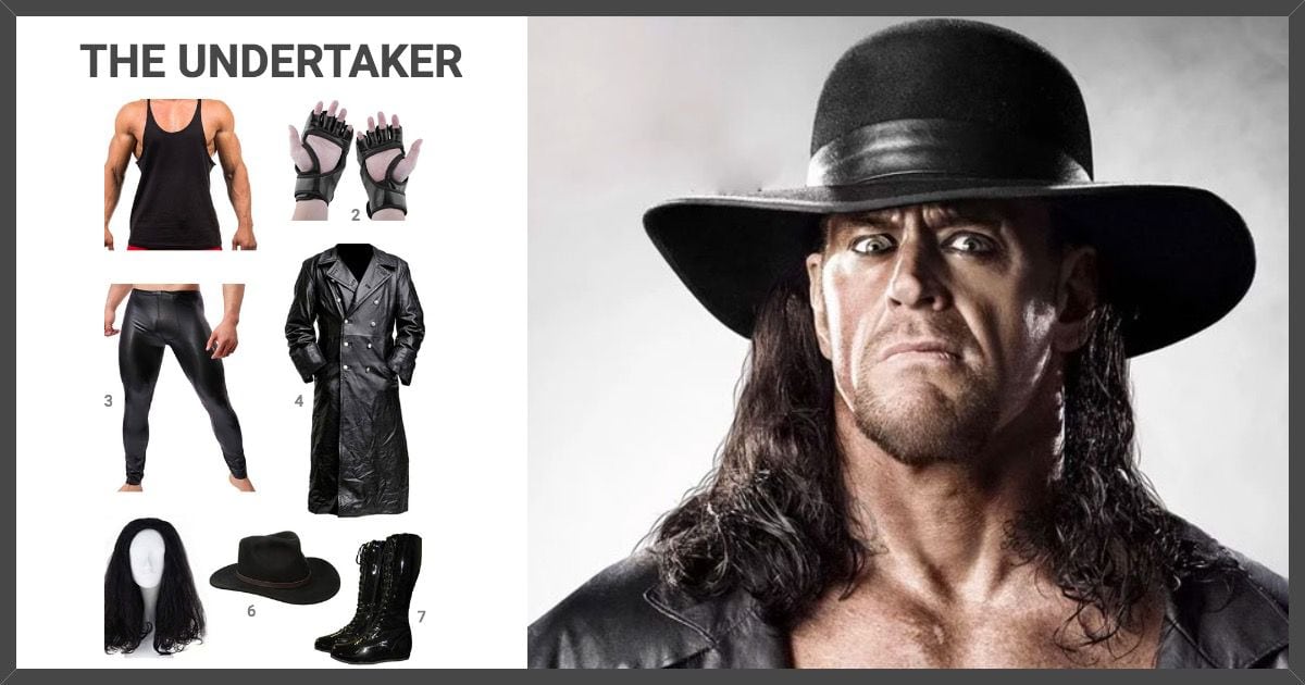 Dress Like The Undertaker Costume Halloween and Cosplay Guides