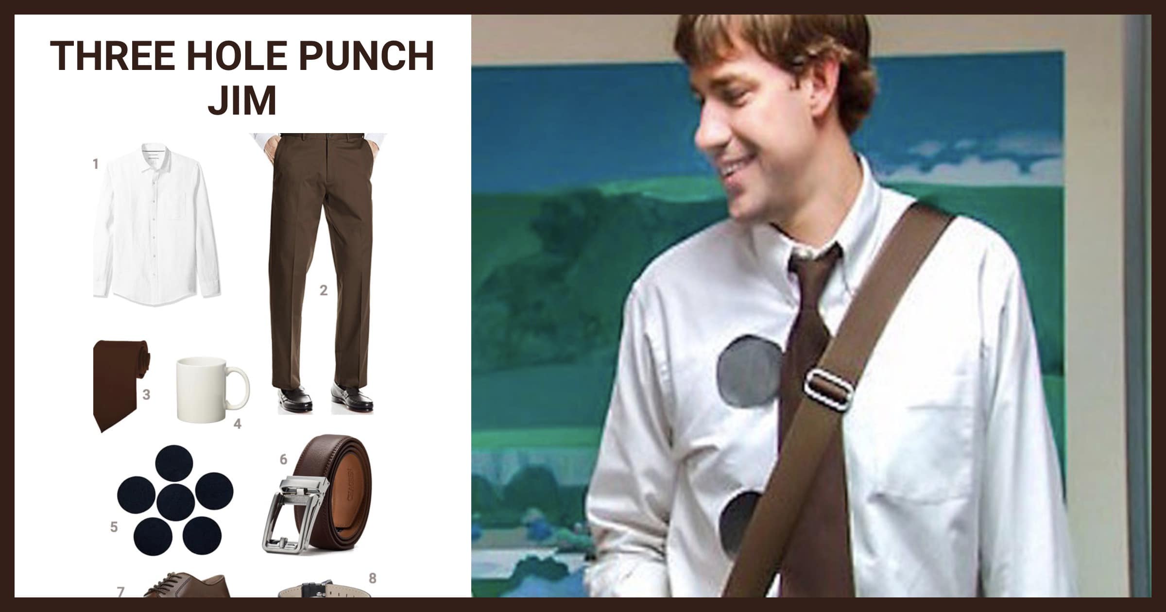 Dress Like Three Hole Punch Jim Costume | Halloween and Cosplay Guides