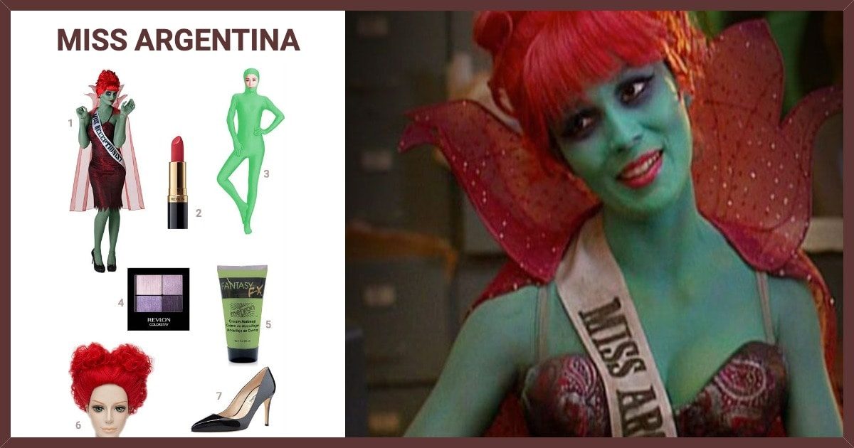 Check people in to the Netherworld when you cosplay as Miss Argentina, as s...