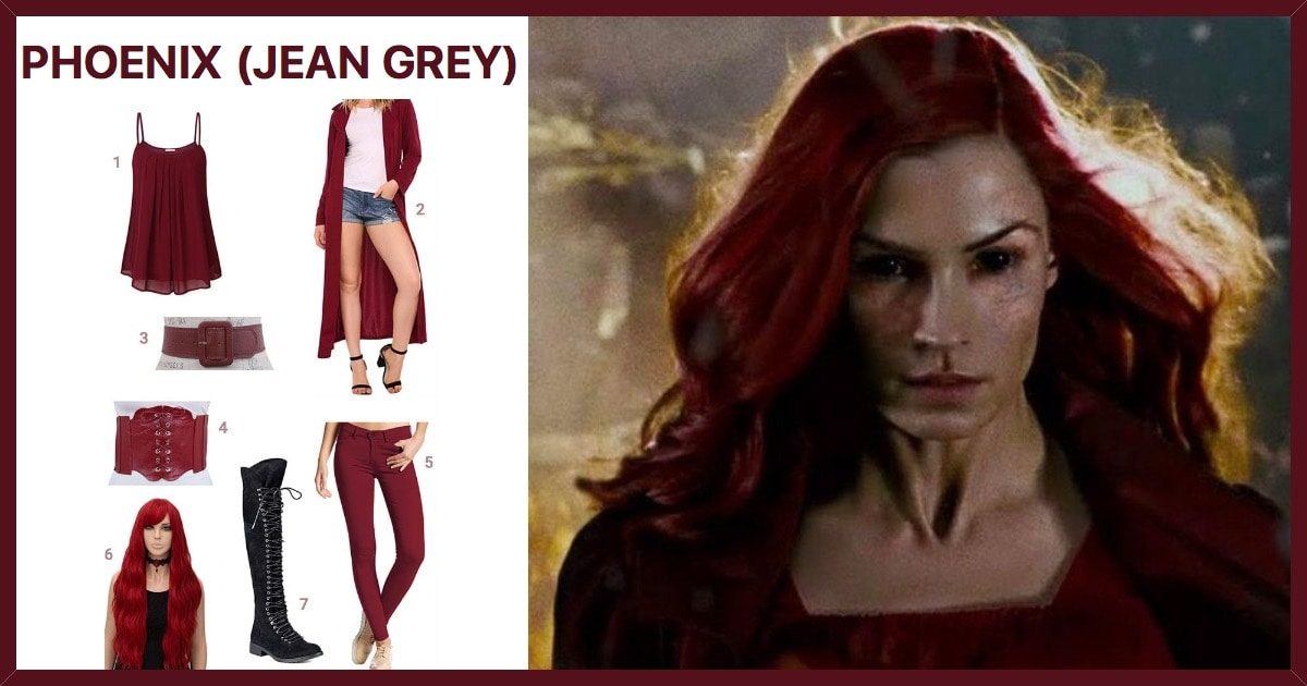 X-men Marvel Movie prop JEAN GREY PHOENIX & STORM Costume Swatch Janssen & Berry 