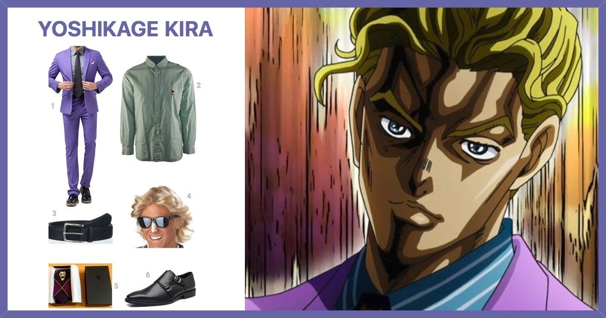 Dress Like Yoshikage Kira Costume Halloween And Cosplay Guides - killer queen roblox outfit