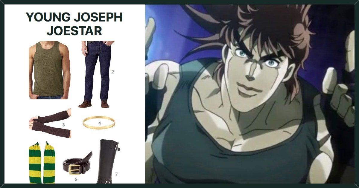 Dress Like Young Joseph Joestar Costume Halloween And Cosplay Guides
