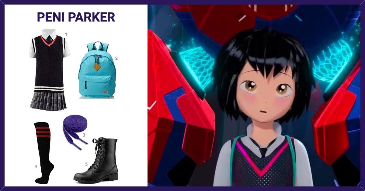 Dress Like Peni Parker from Spider-Man: Into the Spider-Verse.