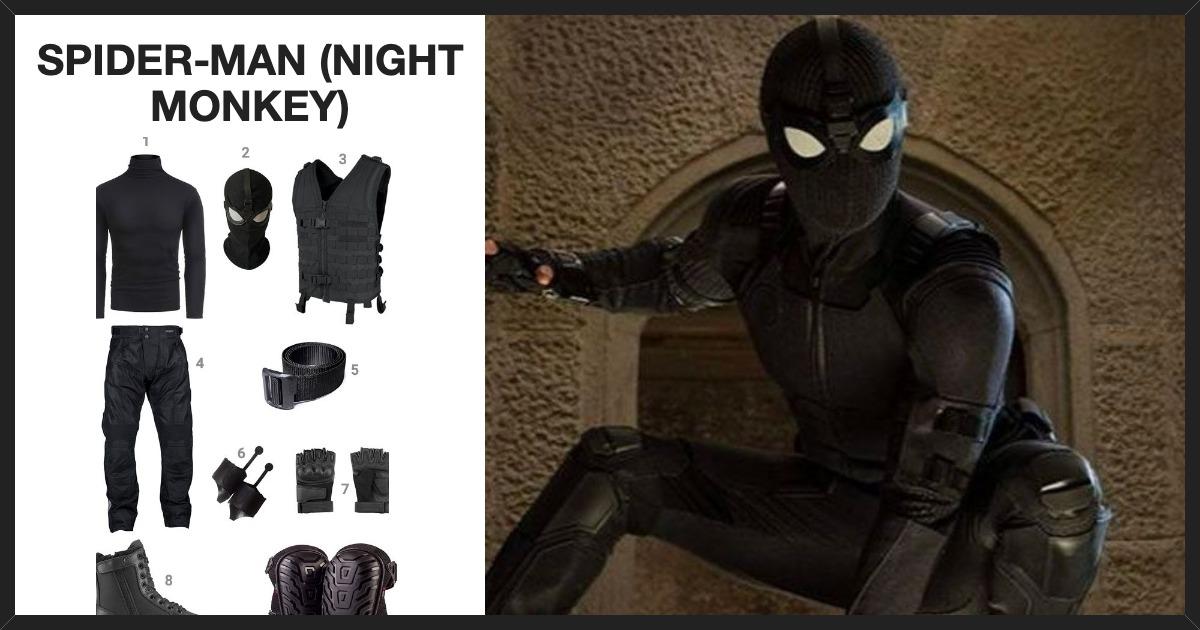 Dress Like Spider Man - Night Monkey (Stealth Suit) Costume Halloween and C...