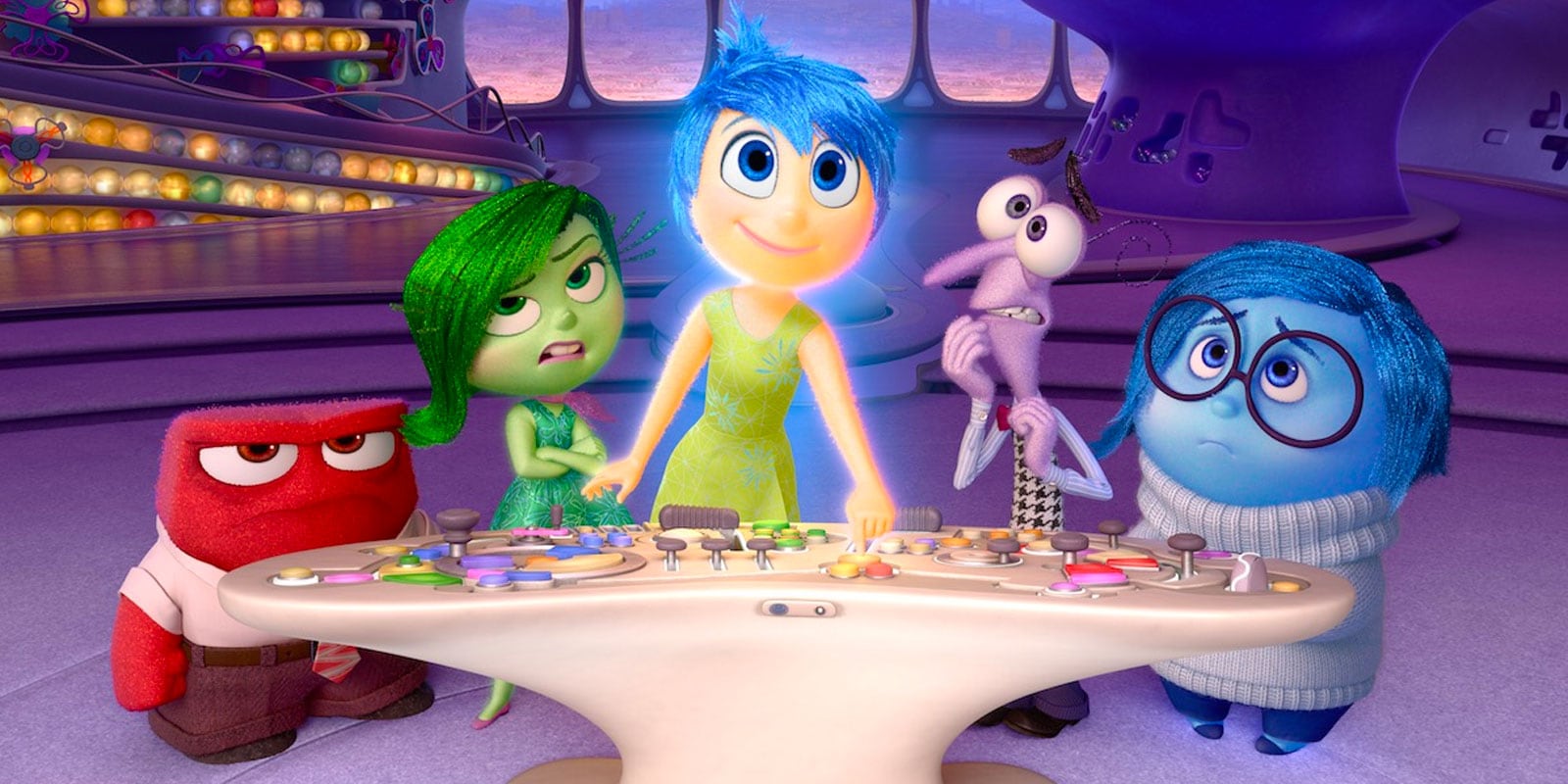 Disney Pixar Inside Out Characters Shirt Joy Anger Sadness