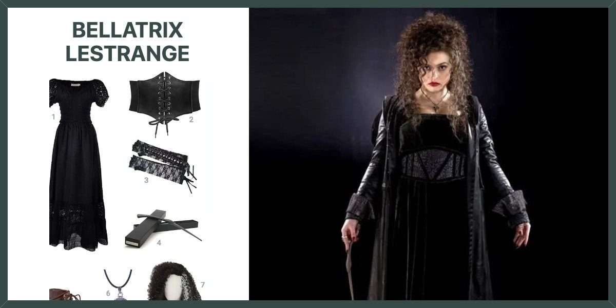 Transform into the nastiest Dark Witch in the Harry Potter franchise by dre...
