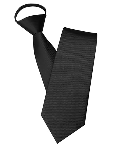 Black Pre-Tied Tie